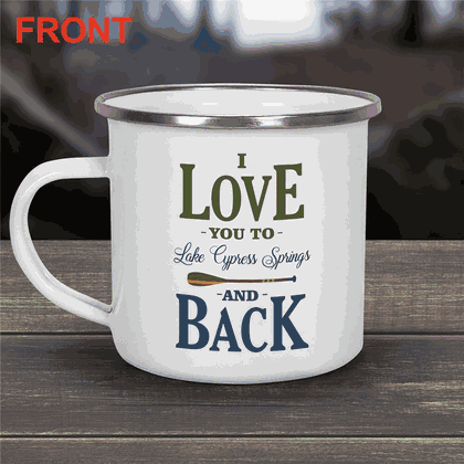 Personalized I Love You To The Lake & Back Camper Mug
