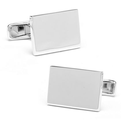 Personalized Infinity Edge Rectangular Cufflinks