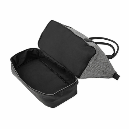 Personalized Initial Glen Plaid Luggage Tote