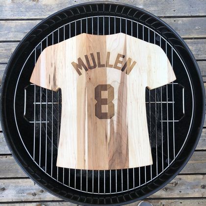 Personalized Jersey Style Cutting Board
