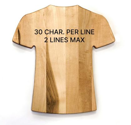 Personalized Jersey Style Cutting Board