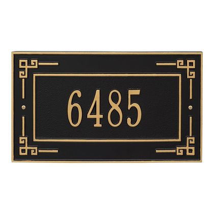 Personalized Key Corner Standard 1 Line Wall Plaque