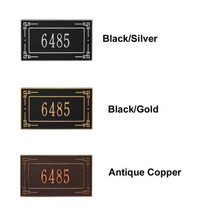 Personalized Key Corner Standard 1 Line Wall Plaque
