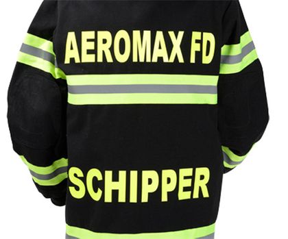 Personalized Kids Jr Firefighter Costume - Black
