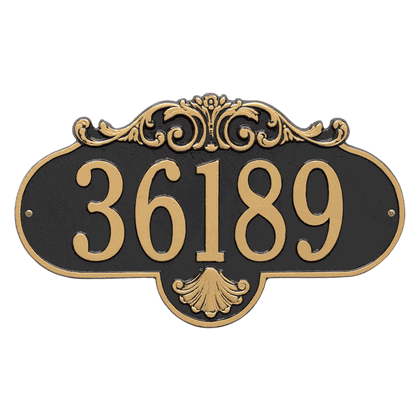 Personalized Large Rochelle Address Plaque - 1 Line
