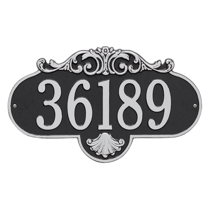 Personalized Large Rochelle Address Plaque - 1 Line