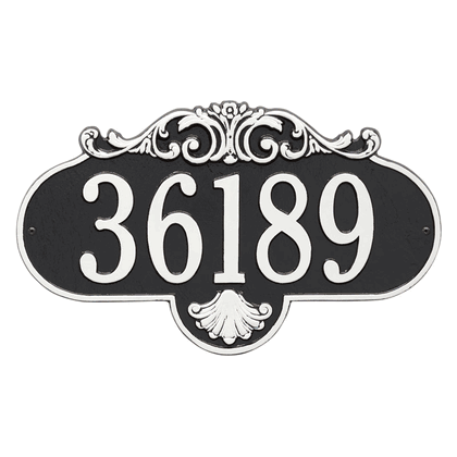 Personalized Large Rochelle Address Plaque - 1 Line