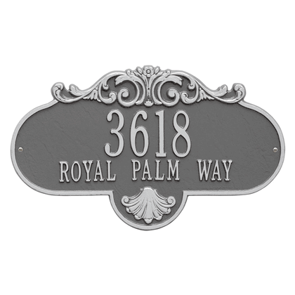Personalized Large Rochelle Address Plaque - 2 Line