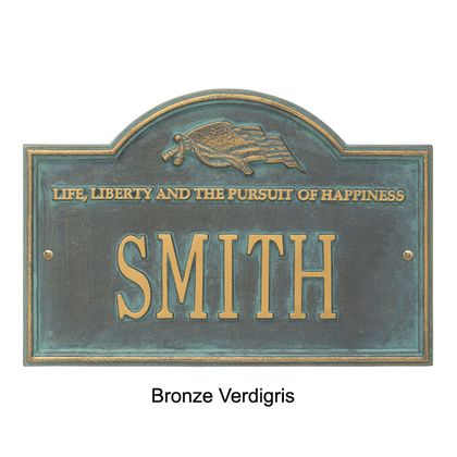 Personalized Life and Liberty Plaque