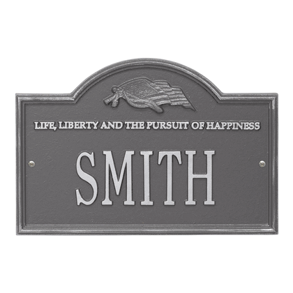 Personalized Life and Liberty Plaque