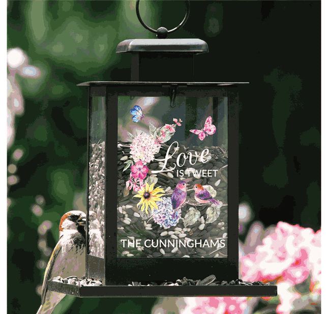 Personalized Love is Tweet Bird Feeder