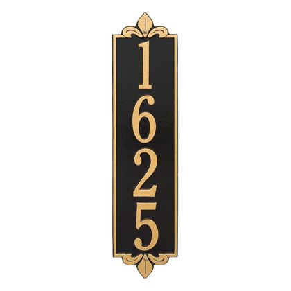 Personalized Lyon Vertical Estate Wall Plaque