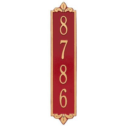 Personalized Lyon Vertical Wall Plaque