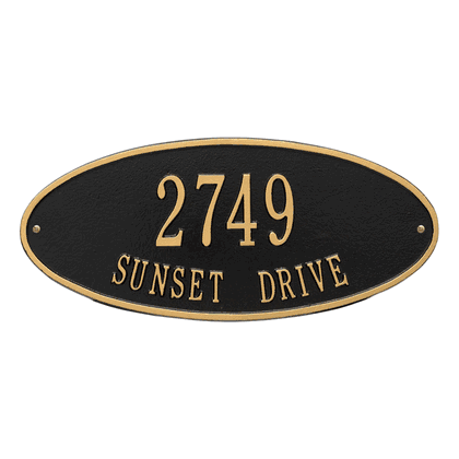 Personalized Madison Address Plaque - 2 Line