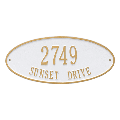 Personalized Madison Address Plaque - 2 Line