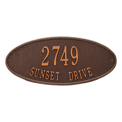 Personalized Madison Address Plaque - 2 Line