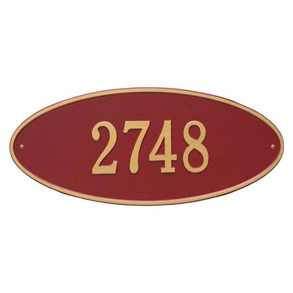Personalized Madison Large Address Plaque - 1 Line