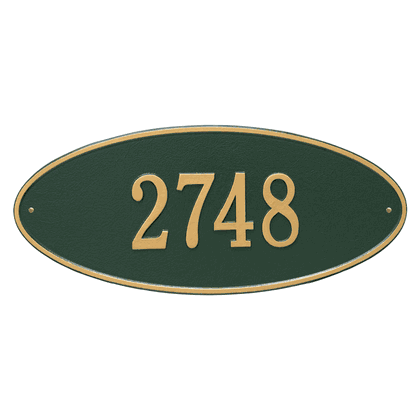 Personalized Madison Large Address Plaque - 1 Line