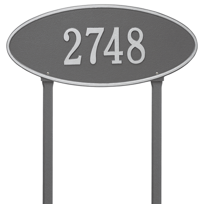 Personalized Madison Large Lawn Address Plaque - 1 Line