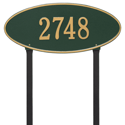 Personalized Madison Large Lawn Address Plaque - 1 Line
