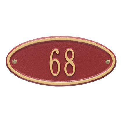 Personalized Madison Small Address Plaque - 1 Line
