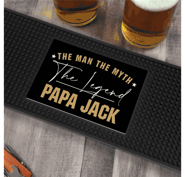 Personalized Man Myth The Legend Bar Mat