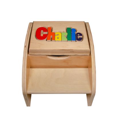 Personalized Maple Name 2 Step Stool