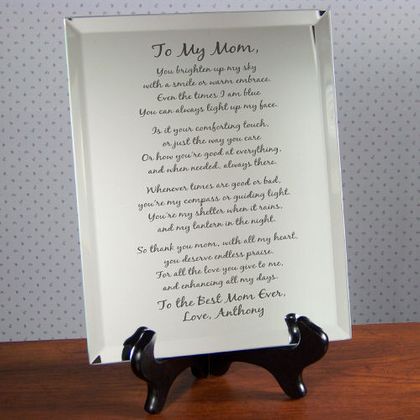 Personalized Mom Plaque - Endless Praise