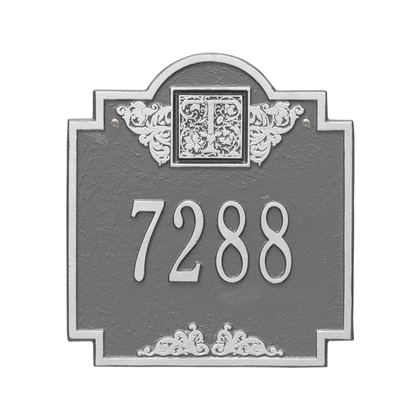 Personalized Monogram Address Plaque