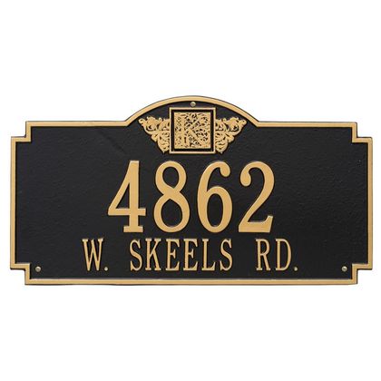 Personalized Monogram Two Line Estate Wall Plaque