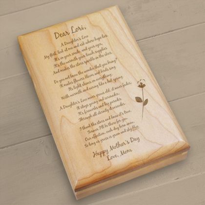 Personalized Mother's Day Keepsake Box - To My Daughter
