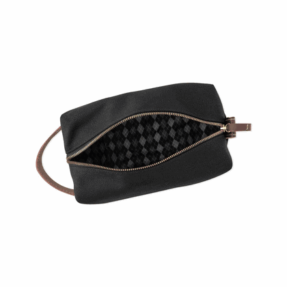 Personalized Name Canvas Dopp Kit