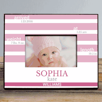 Personalized New Baby Photo Frame