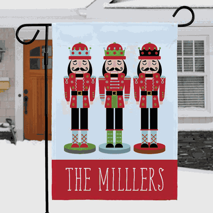 Personalized Nutcracker Garden Flag 12x18