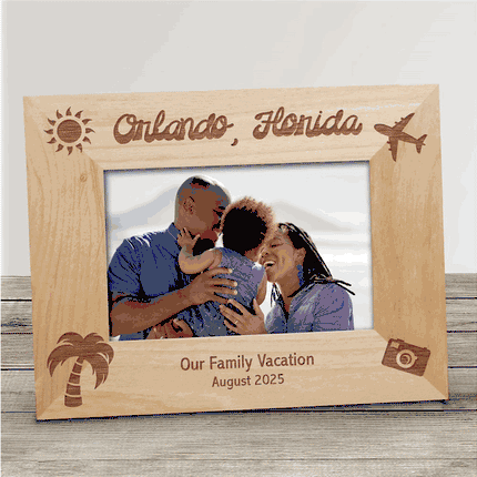Personalized Our Vacation Picture Frame