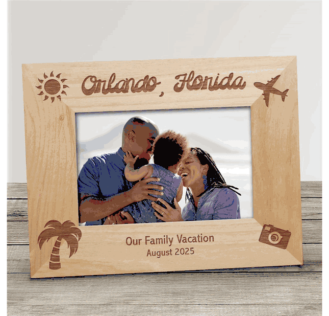 Personalized Our Vacation Picture Frame