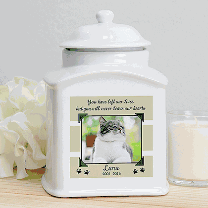 Personalized Photo Cat Urn