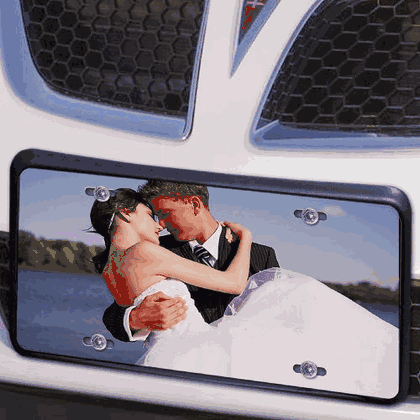 Personalized Photo License Plate