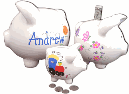Personalized Piggy Bank