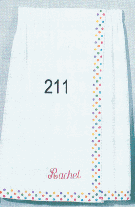 Personalized Polka Dot Sarong Wrap