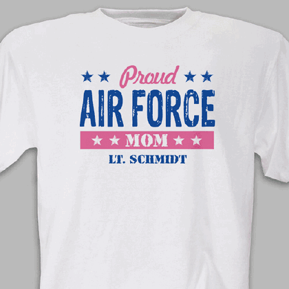 Personalized Proud Military T-shirt - Air Force