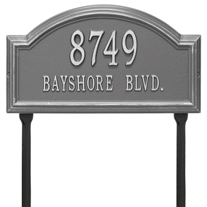 Personalized Providence Arch Lawn Address Plaque - 2 Line