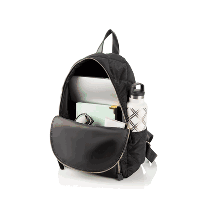 Personalized Quilted Nylon Backpack