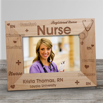 Personalized Registered Nurse Picture Frame