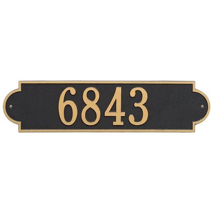 Personalized Richmond Estate 1 Line Wall Plaque