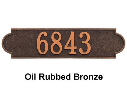 Personalized Richmond Estate 1 Line Wall Plaque