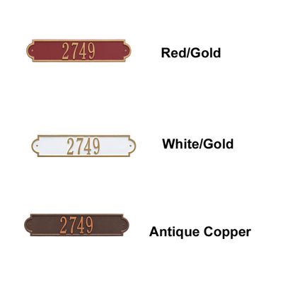 Personalized Richmond Standard 1 Line Wall Plaque