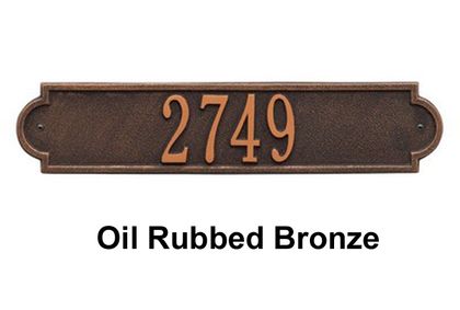 Personalized Richmond Standard 1 Line Wall Plaque