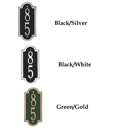 Personalized Richmond Vertical Mini Wall Plaque
