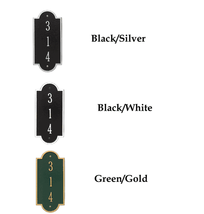 Personalized Richmond Vertical Petite Wall Plaque